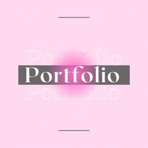 Navy Elegant Portfolio Cover Document